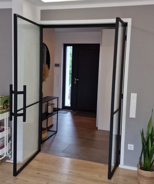 Loft-Doppeltüren offen